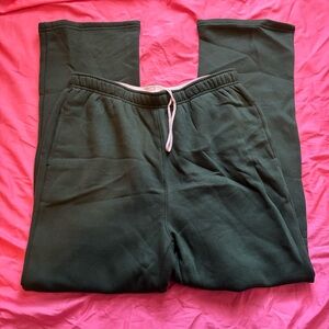 Wild Fable Forest Green Sweatpants with White Accents